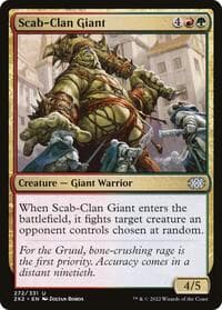 Scab-Clan Giant - Double Masters 2022 - Magic: The Gathering card
