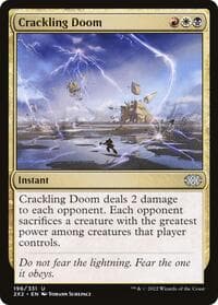 Crackling Doom - Double Masters 2022 - Magic: The Gathering card