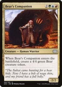 Bear's Companion - Double Masters 2022 - Magic: The Gathering card