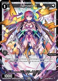 Servant # - Top Diva Deck: DXM - WIXOSS card