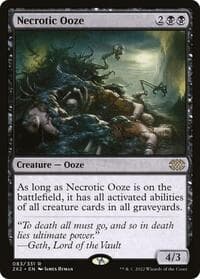 Necrotic Ooze - Double Masters 2022 - Magic: The Gathering card