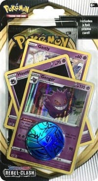 Rebel Clash Premium Checklane Blister [Gengar] - SWSH02: Rebel Clash - Pokemon card