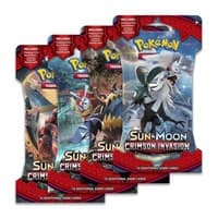 Crimson Invasion Sleeved Booster Pack Art Bundle [Set of 4] - SM - Crimson Invasion - Pokemon card