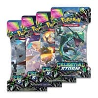 Celestial Storm Sleeved Booster Pack Art Bundle [Set of 4] - SM - Celestial Storm - Pokemon card