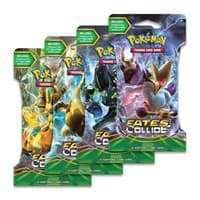 Fates Collide Sleeved Booster Pack Art Bundle [Set of 4] - XY - Fates Collide - Pokemon card