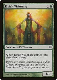 Elvish Visionary - Shards of Alara - Magic: The Gathering card