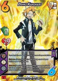 Denki Kaminari - UniVersus: My Hero Academia: Crimson Rampage DLC - UniVersus card