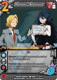 Midnight's Assistance - UniVersus: My Hero Academia: Crimson Rampage DLC - UniVersus card