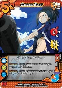Cannon Blast - UniVersus: My Hero Academia: Crimson Rampage DLC - UniVersus card