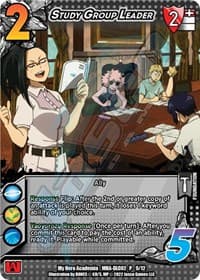 Study Group Leader - UniVersus: My Hero Academia: Crimson Rampage DLC - UniVersus card