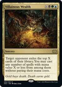 Villainous Wealth - Double Masters 2022 - Magic: The Gathering card