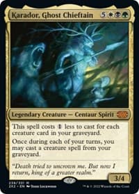 Karador, Ghost Chieftain - Double Masters 2022 - Magic: The Gathering card