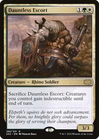 Dauntless Escort - Double Masters 2022 - Magic: The Gathering card