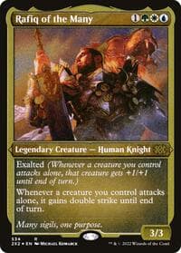 Rafiq of the Many (Foil Etched) - Double Masters 2022 - Magic: The Gathering card