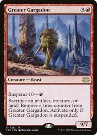 Greater Gargadon - Double Masters 2022 - Magic: The Gathering card