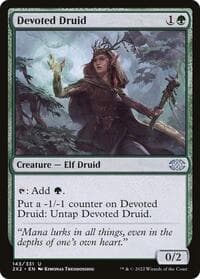 Devoted Druid - Double Masters 2022 - Magic: The Gathering card