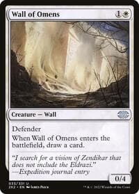 Wall of Omens - Double Masters 2022 - Magic: The Gathering card