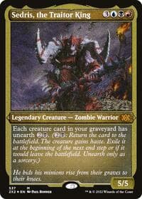 Sedris, the Traitor King (Foil Etched) - Double Masters 2022 - Magic: The Gathering card