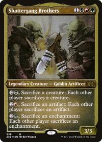 Shattergang Brothers (Foil Etched) - Double Masters 2022 - Magic: The Gathering card