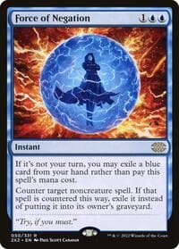 Force of Negation - Double Masters 2022 - Magic: The Gathering card