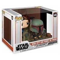 Star Wars: The Mandalorian: Boba Fett & Fennec Shand on Throne - Pop! Vinyl - Funko card