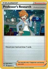 Professor's Research [Professor Juniper] - 060/072 (Cosmos Holo) - Deck Exclusives - Pokemon card