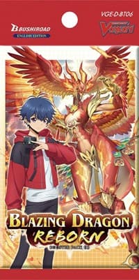 Blazing Dragon Reborn Booster Pack - D-BT06: Blazing Dragon Reborn - Cardfight Vanguard card