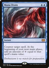 Mana Drain - Double Masters 2022 - Magic: The Gathering card