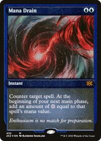 Mana Drain (Foil Etched) - Double Masters 2022 - Magic: The Gathering card