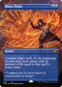 Mana Drain (Borderless) - Double Masters 2022 - Magic: The Gathering card