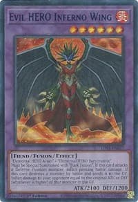 Evil HERO Inferno Wing (Blue) - Legendary Duelists: Season 3 - YuGiOh card