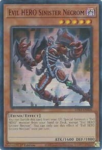Evil HERO Sinister Necrom (Red) - Legendary Duelists: Season 3 - YuGiOh card