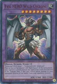 Evil HERO Wild Cyclone (Red) - Legendary Duelists: Season 3 - YuGiOh card