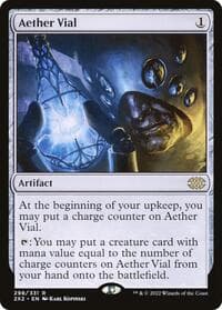 Aether Vial - Double Masters 2022 - Magic: The Gathering card