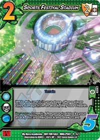 Sports Festival Stadium (Provisional Showdown 2) - UniVersus: My Hero Academia Promo Cards - UniVersus card