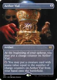 Aether Vial (Borderless) - Double Masters 2022 - Magic: The Gathering card