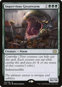 Impervious Greatwurm - Double Masters 2022 - Magic: The Gathering card