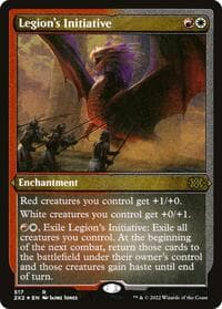 Legion's Initiative (Foil Etched) - Double Masters 2022 - Magic: The Gathering card