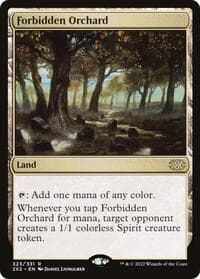 Forbidden Orchard - Double Masters 2022 - Magic: The Gathering card