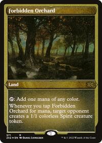 Forbidden Orchard (Foil Etched) - Double Masters 2022 - Magic: The Gathering card