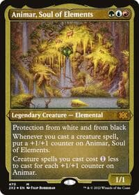 Animar, Soul of Elements (Foil Etched) - Double Masters 2022 - Magic: The Gathering card