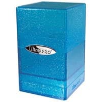 Satin Tower - Glitter Blue - Ultra Pro Deck Boxes - Deck Boxes card