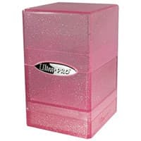 Satin Tower - Glitter Pink - Ultra Pro Deck Boxes - Deck Boxes card