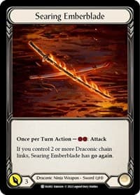 Searing Emberblade - Blitz Deck: Uprising - Fai - Flesh and Blood TCG card