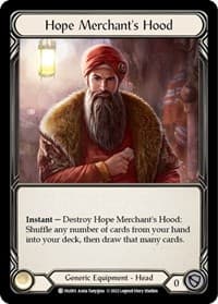 Hope Merchant's Hood - Blitz Deck: Uprising - Fai - Flesh and Blood TCG card