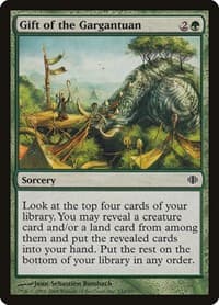 Gift of the Gargantuan - Shards of Alara - Magic: The Gathering card
