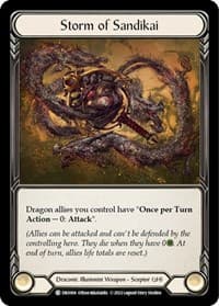 Storm of Sandikai - Blitz Deck: Uprising - Dromai - Flesh and Blood TCG card