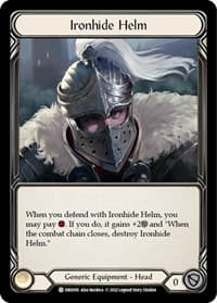 Ironhide Helm - Blitz Deck: Uprising - Dromai - Flesh and Blood TCG card
