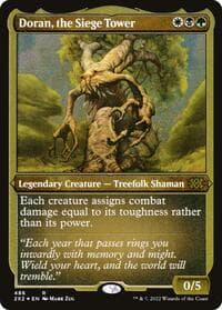 Doran, the Siege Tower (Foil Etched) - Double Masters 2022 - Magic: The Gathering card