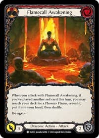 Flamecall Awakening - Blitz Deck: Uprising - Fai - Flesh and Blood TCG card